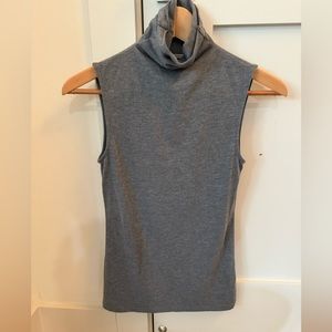 Gray turtleneck tank